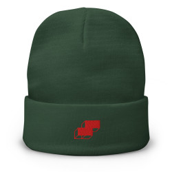 SpillNorge-lue – rød logo (flere farger)