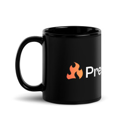 PressFire-kaffekopp – svart