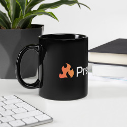 PressFire-kaffekopp – svart