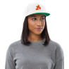 PressFire Snapback-caps med brodert logo (flere farger)