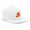 PressFire Snapback-caps med brodert logo (flere farger)
